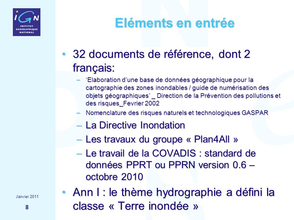 Inspire Annexes Ii Iii Zones Risque Naturel Ppt T L Charger